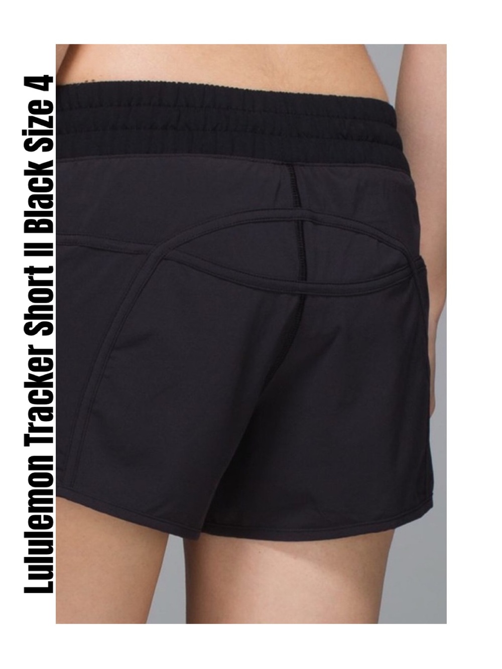 Lululemon Tracker Short II Black Size 4